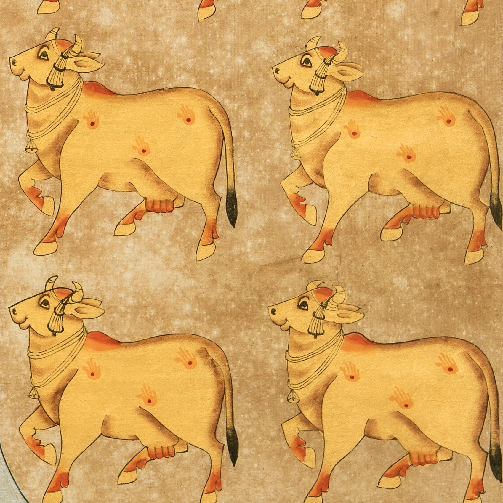 Festival of Cows Pichwai Handmade Painting
