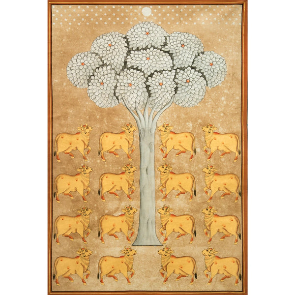 Gopashtami | Festival of Cows Pichwai Handmade Painting