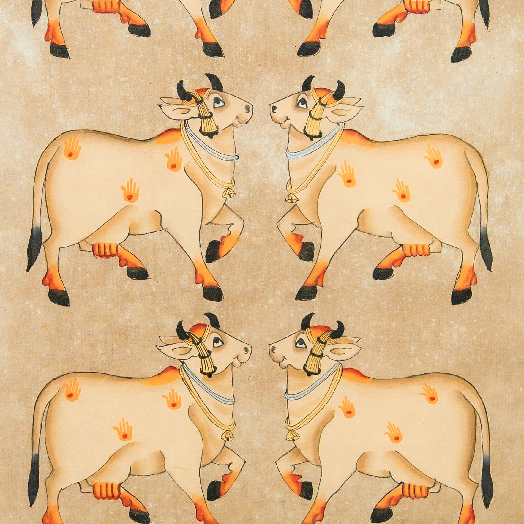 Festival of Cows Pichwai Handmade Painting (3)