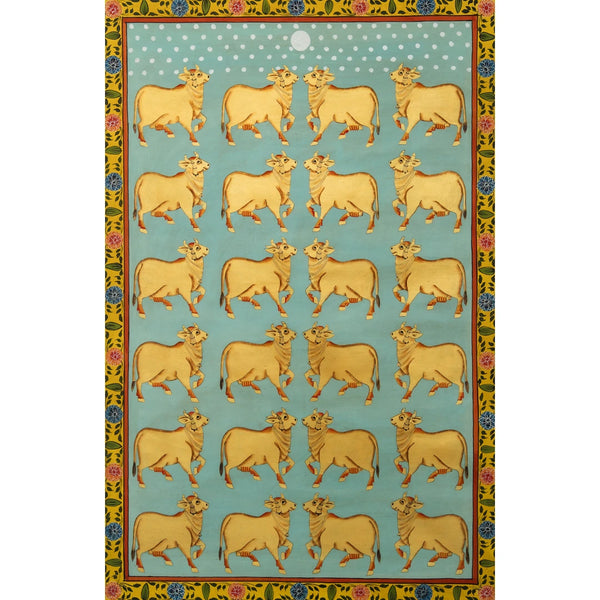 Gopashtami | Festival of Cows Pichwai Handmade Painting (4)