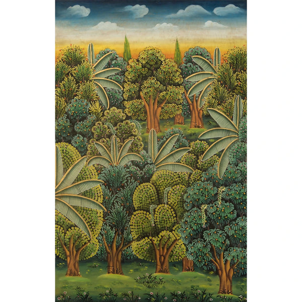 Jungle Scene Handmade Pichwai Painting (3)
