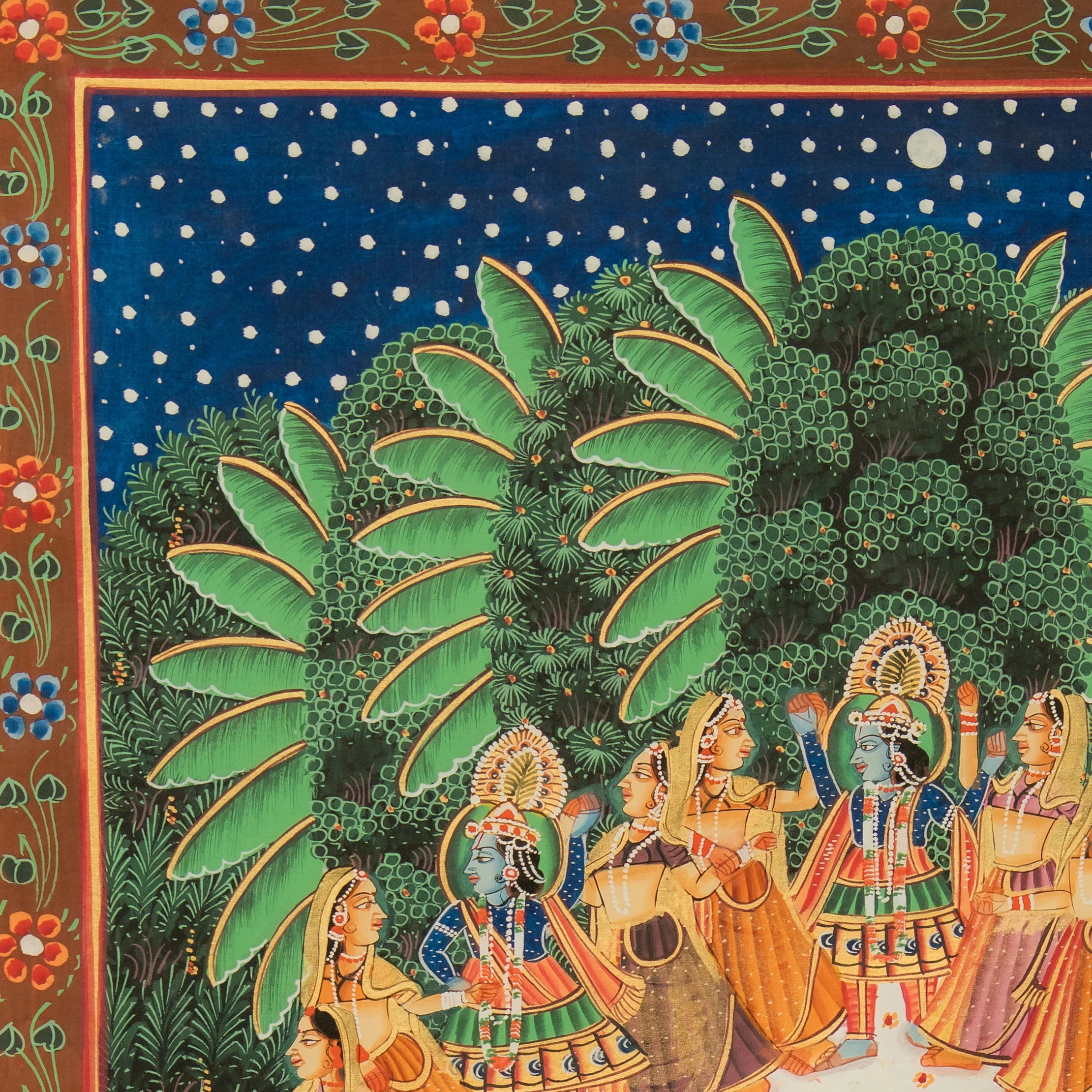 Maha Raasleela Pichwai Handmade Painting