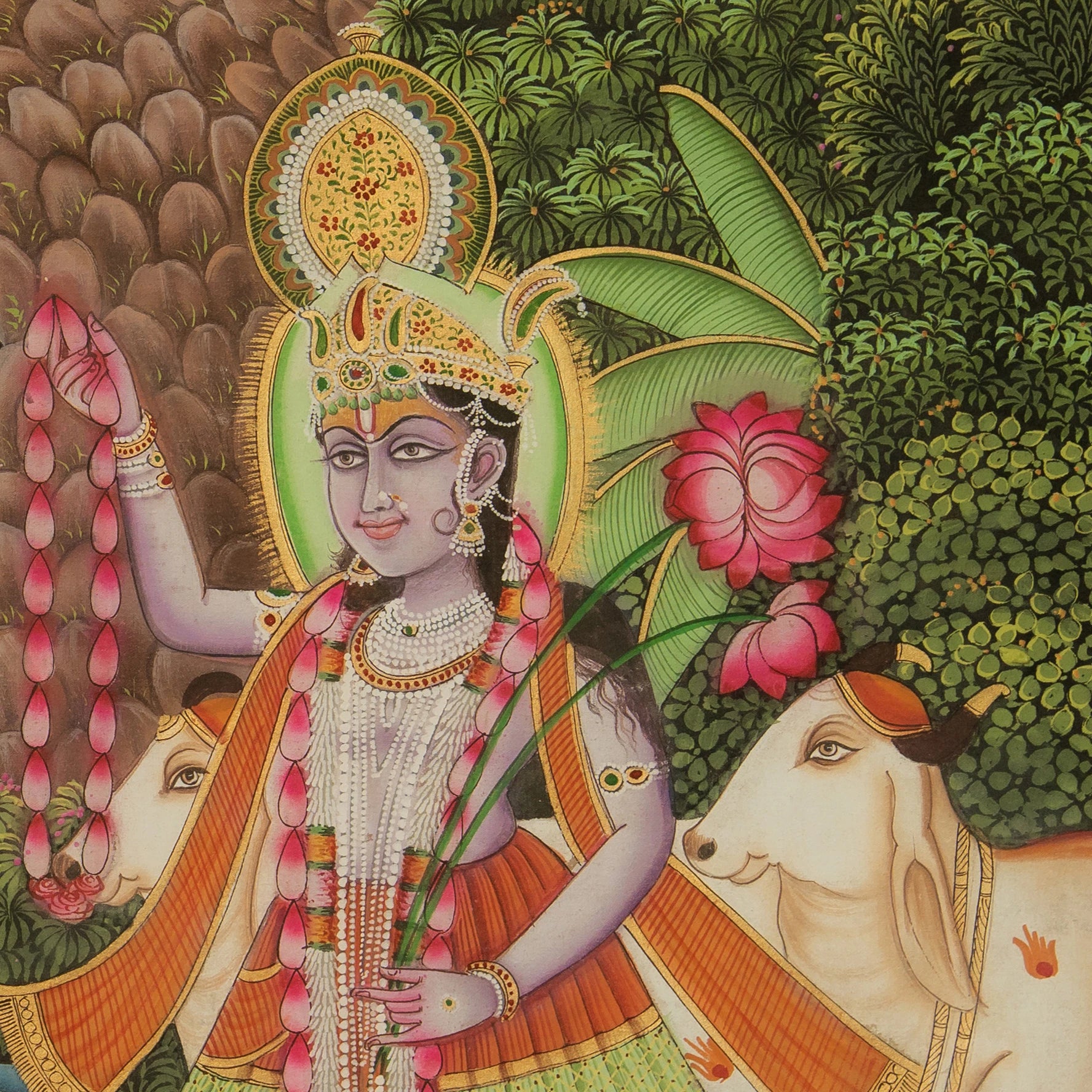 Shrinath ji Pichwai Handmade painting