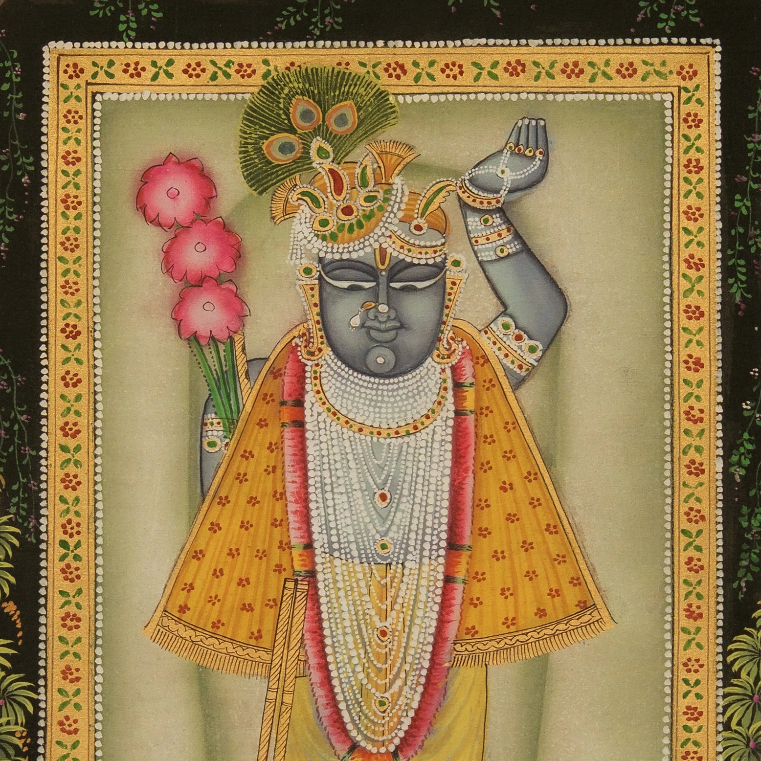 Shrinath ji Pichwai Handmade painting
