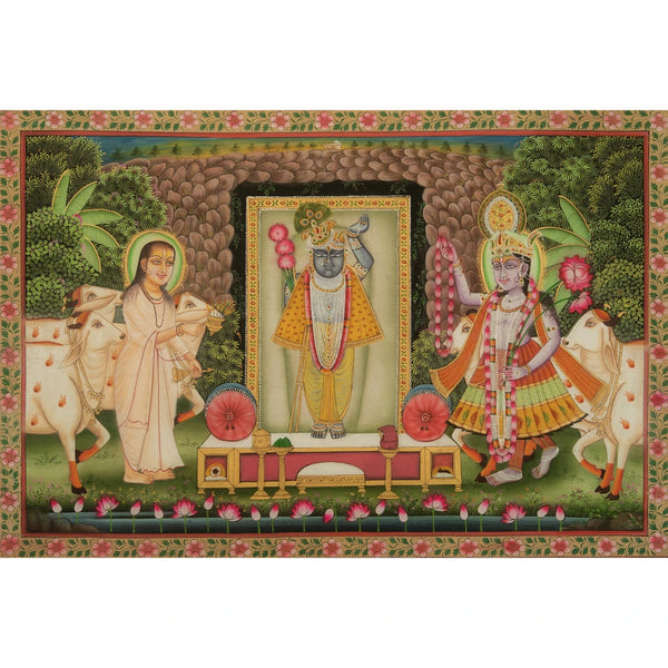 Shrinath ji Pichwai Handmade painting
