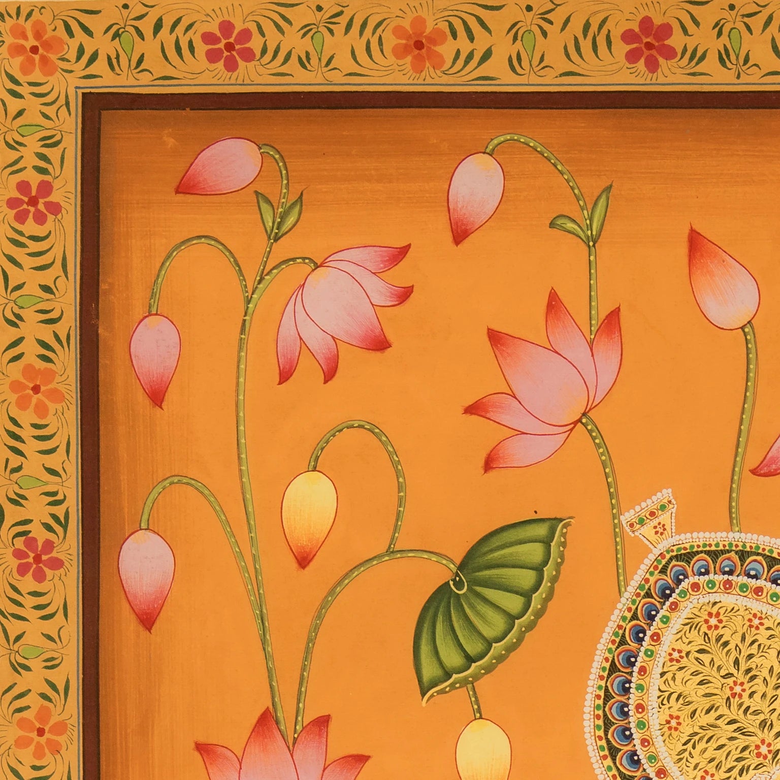 Shrinath ji Chappan Bhog Swaroop Pichwai Handmade Painting