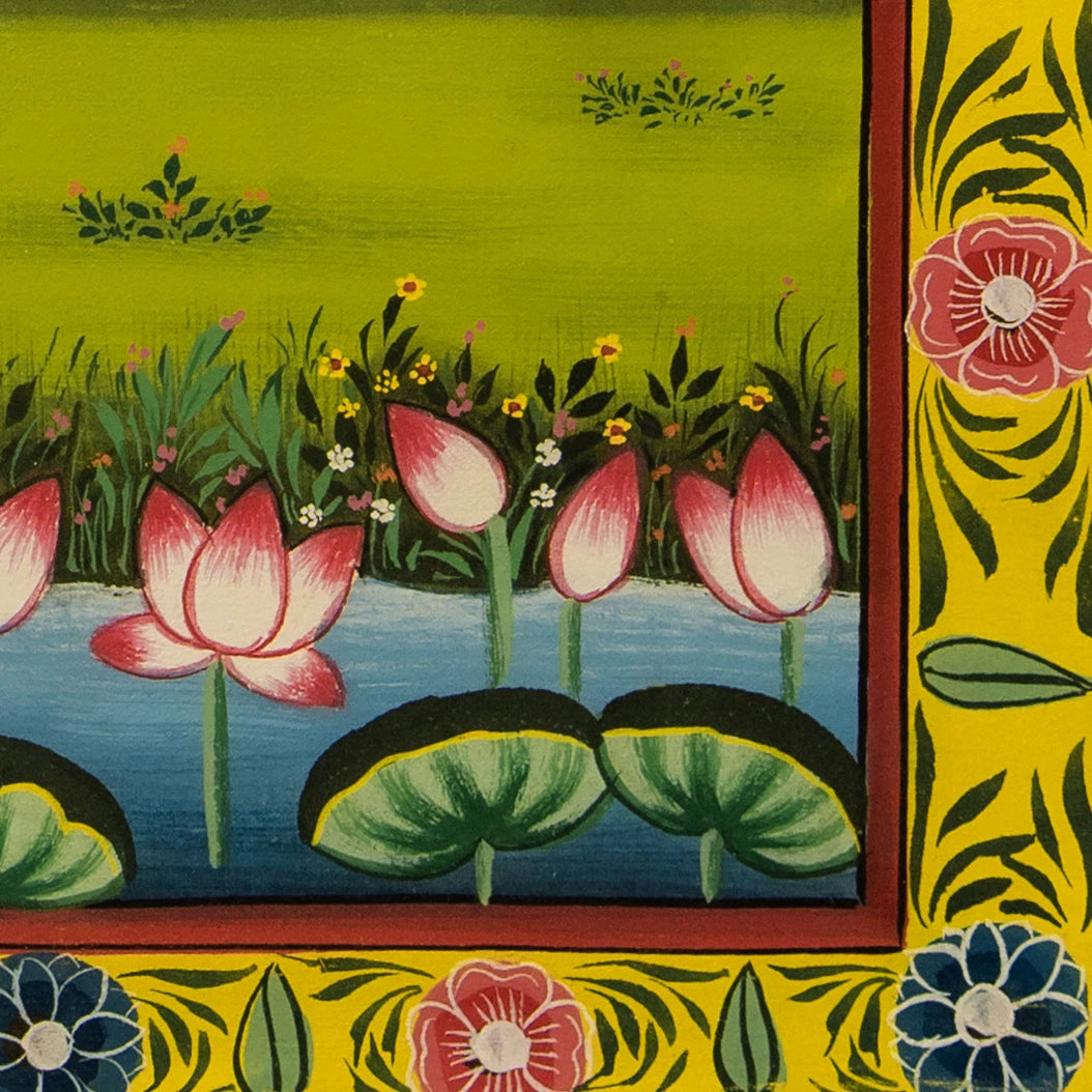 Shrinath ji Raj Bhog Swaroop Pichwai Handmade Painting (2)