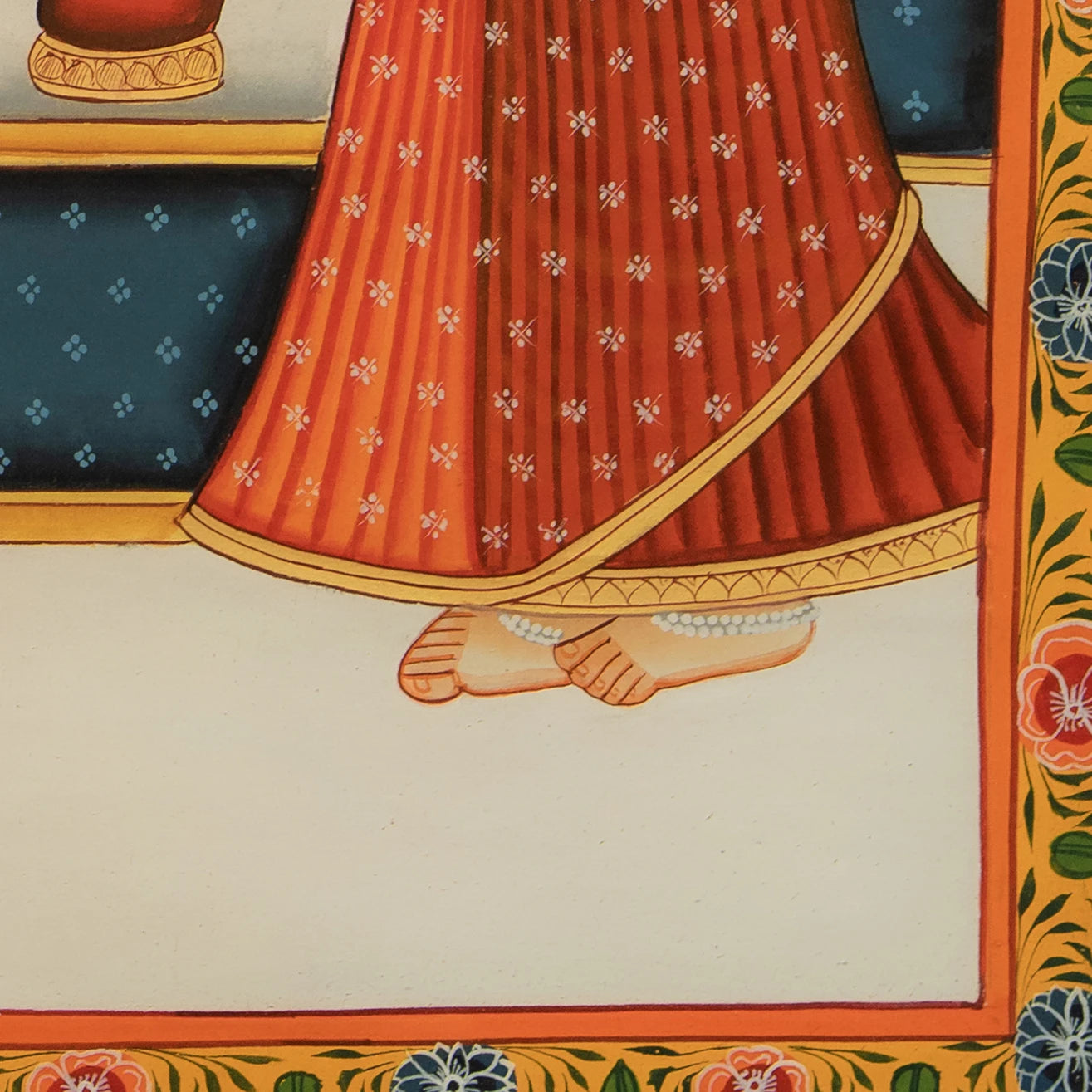 Shrinath ji Raj Bhog Swaroop Pichwai Handmade Painting (3)