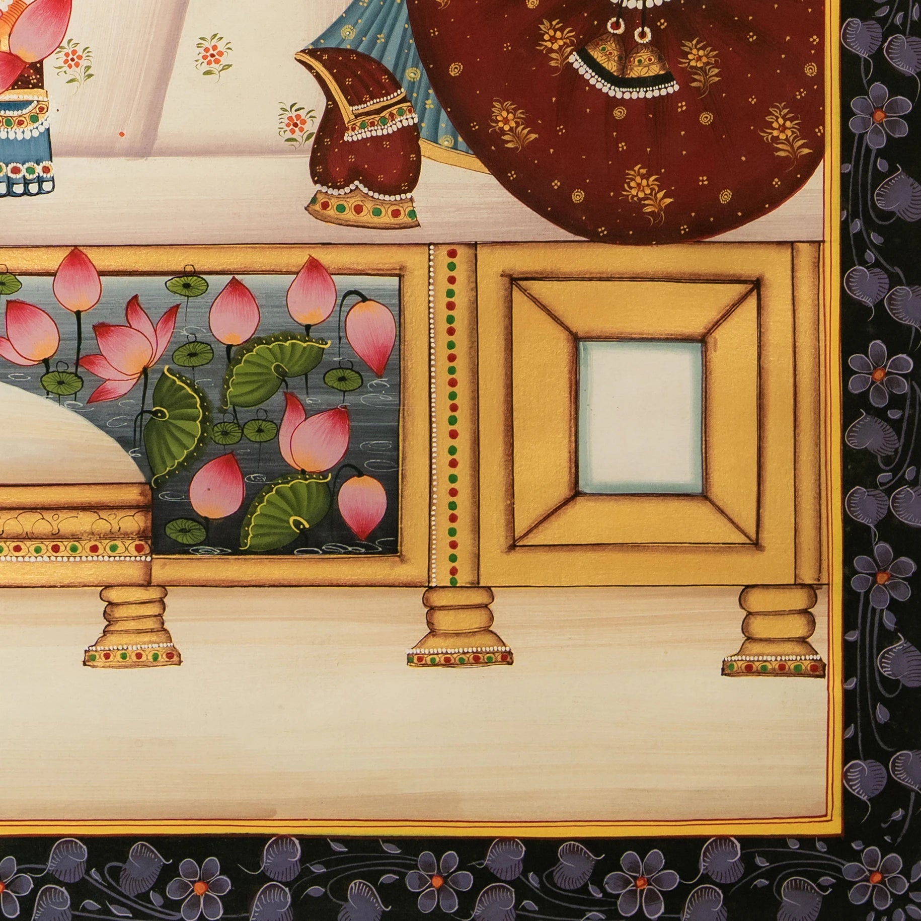 Sharad Poornima Pichwai Handmade Painting