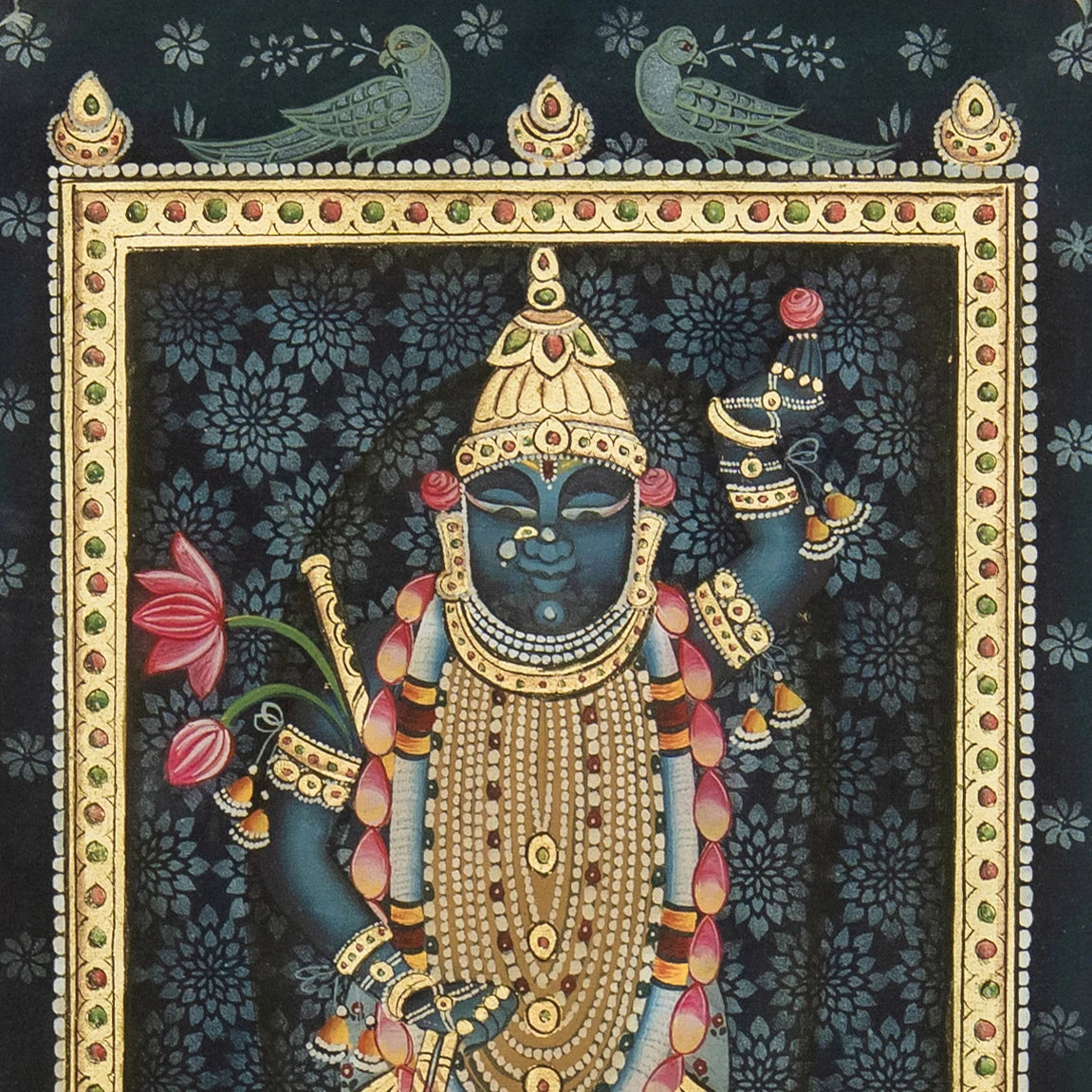 Sharad Poornima - Dawn Theme Pichwai Handmade Painting (6)