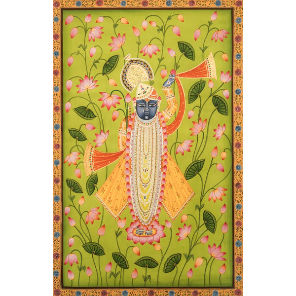 Shrinath ji Chappan Bhog Swaroop Pichwai Handmade Painting (2)