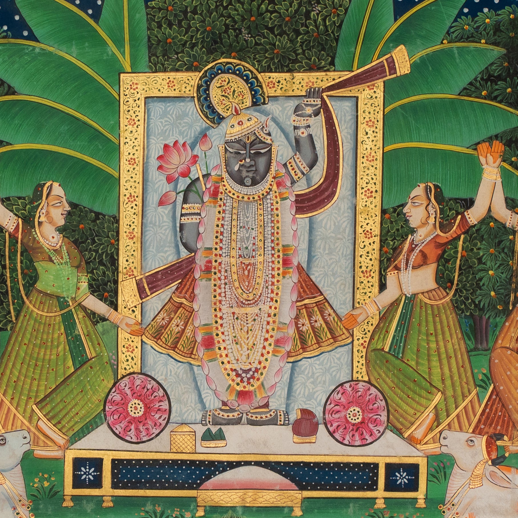 Sharad Purnima Handmade Painting For Home Wall Decor