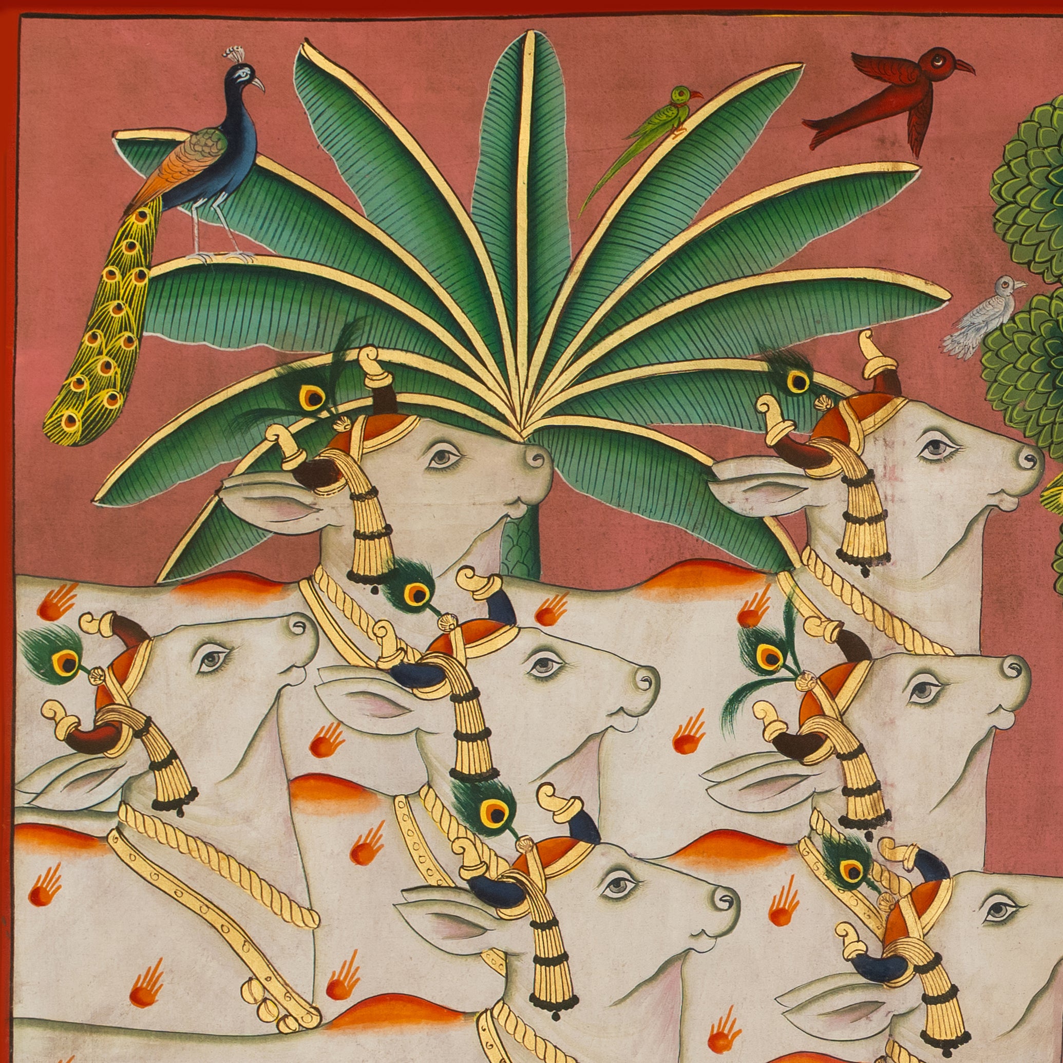 Gopashtami Handmade Painting For Home Wall Decor