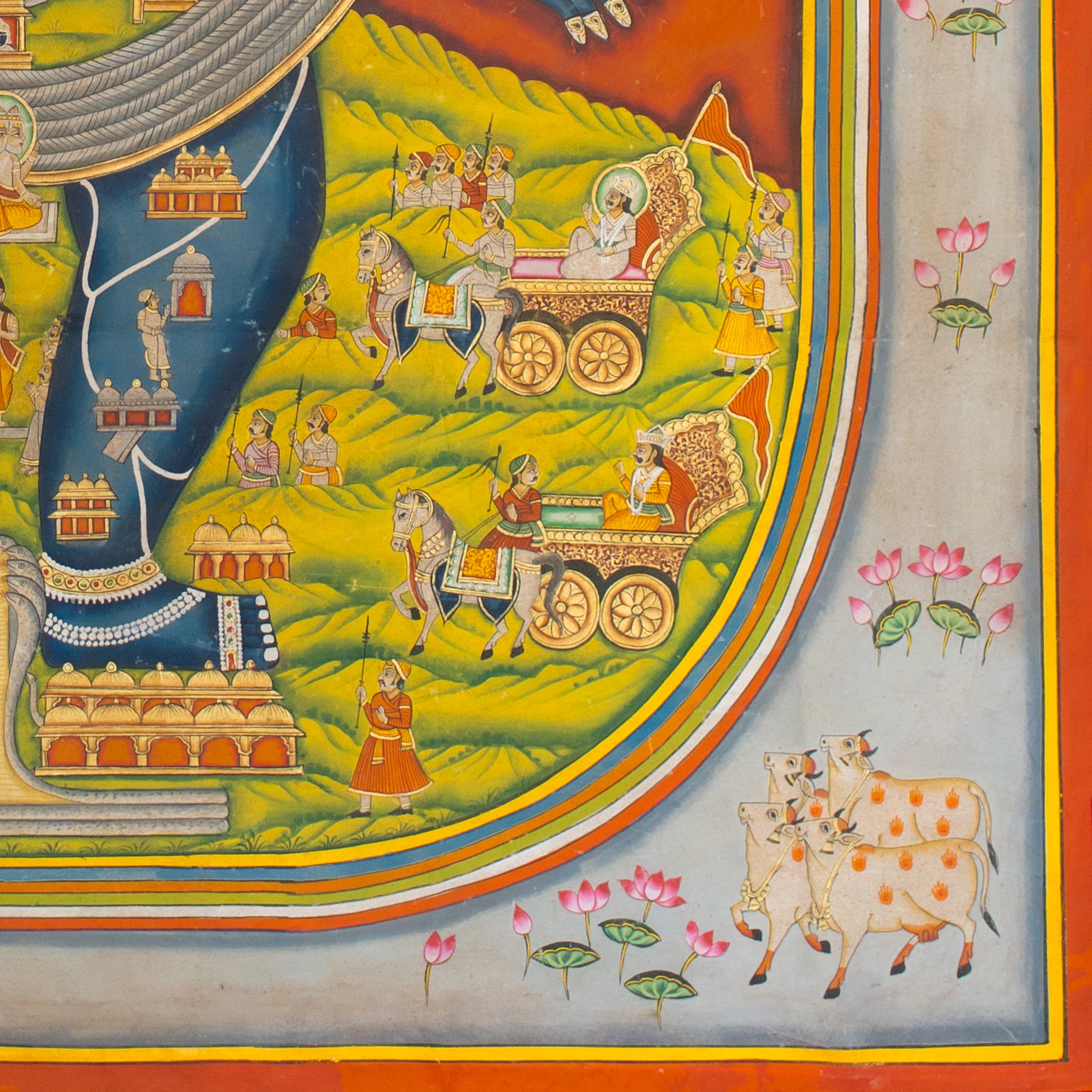 A Virat Swaroop Handmade Pichwai Painting For Home Wall Decor