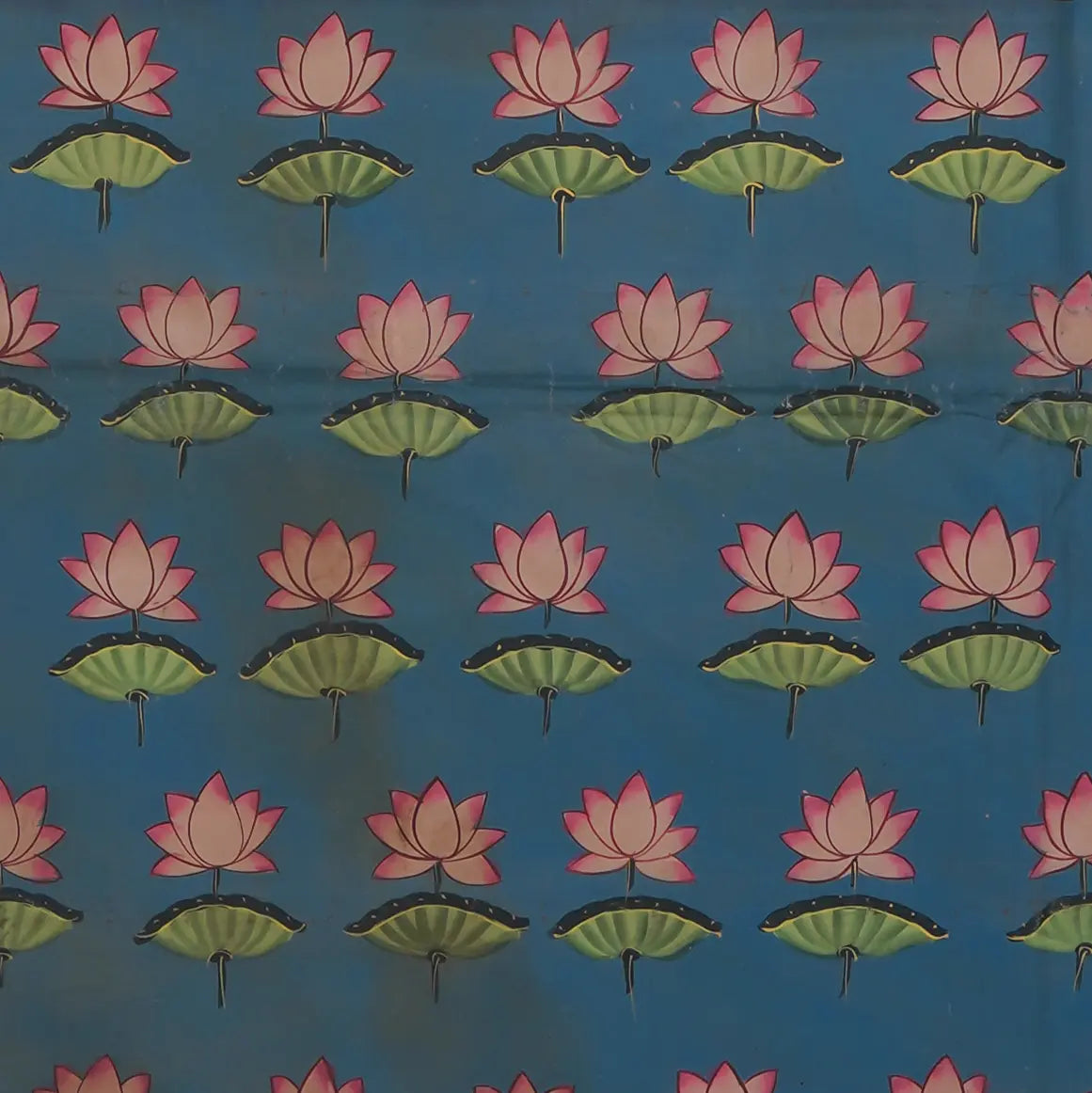 Field of Lotus Pichwai Pichwai Handmade Painting For Home Wall Decor