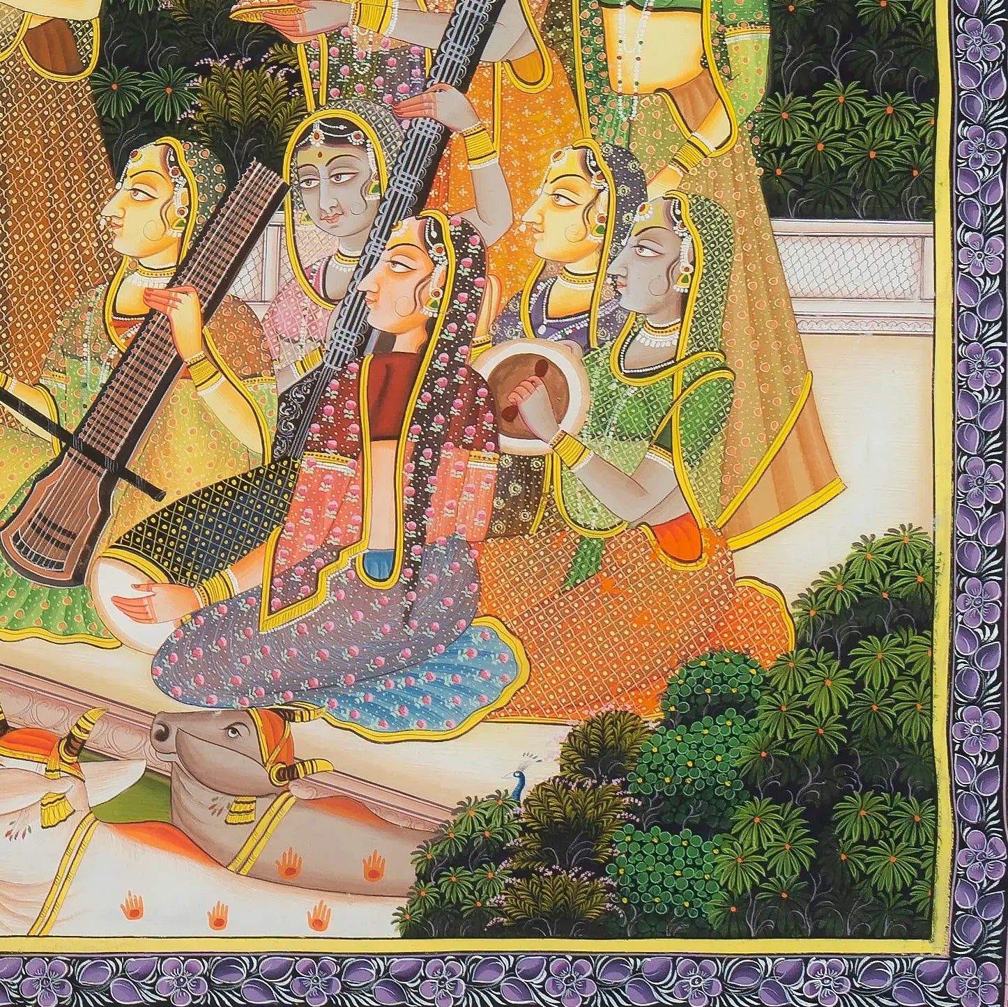The Ultimate Union of Radha and Krishna Pichwai Handmade Painting For Home Wall Decor