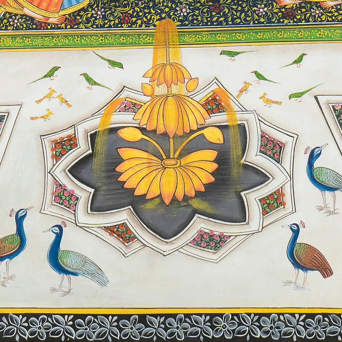 The Season of Love Pichwai Handmade Painting For Home Wall Decor