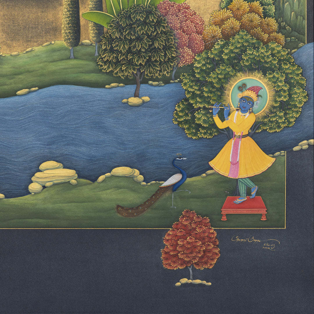 Limited Edition Krishna Leela Paintins By Shammi Banu Sharma