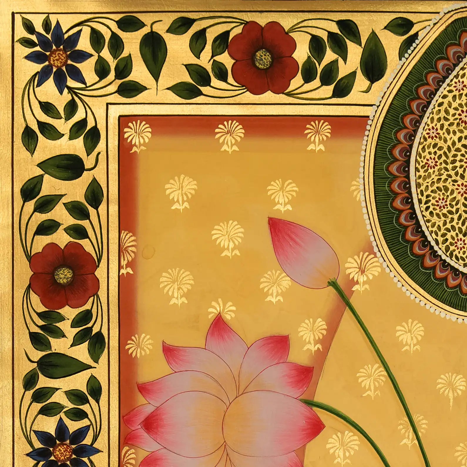 Shrinathji Rajbhog Swaroop Handmade Pichwai Painting