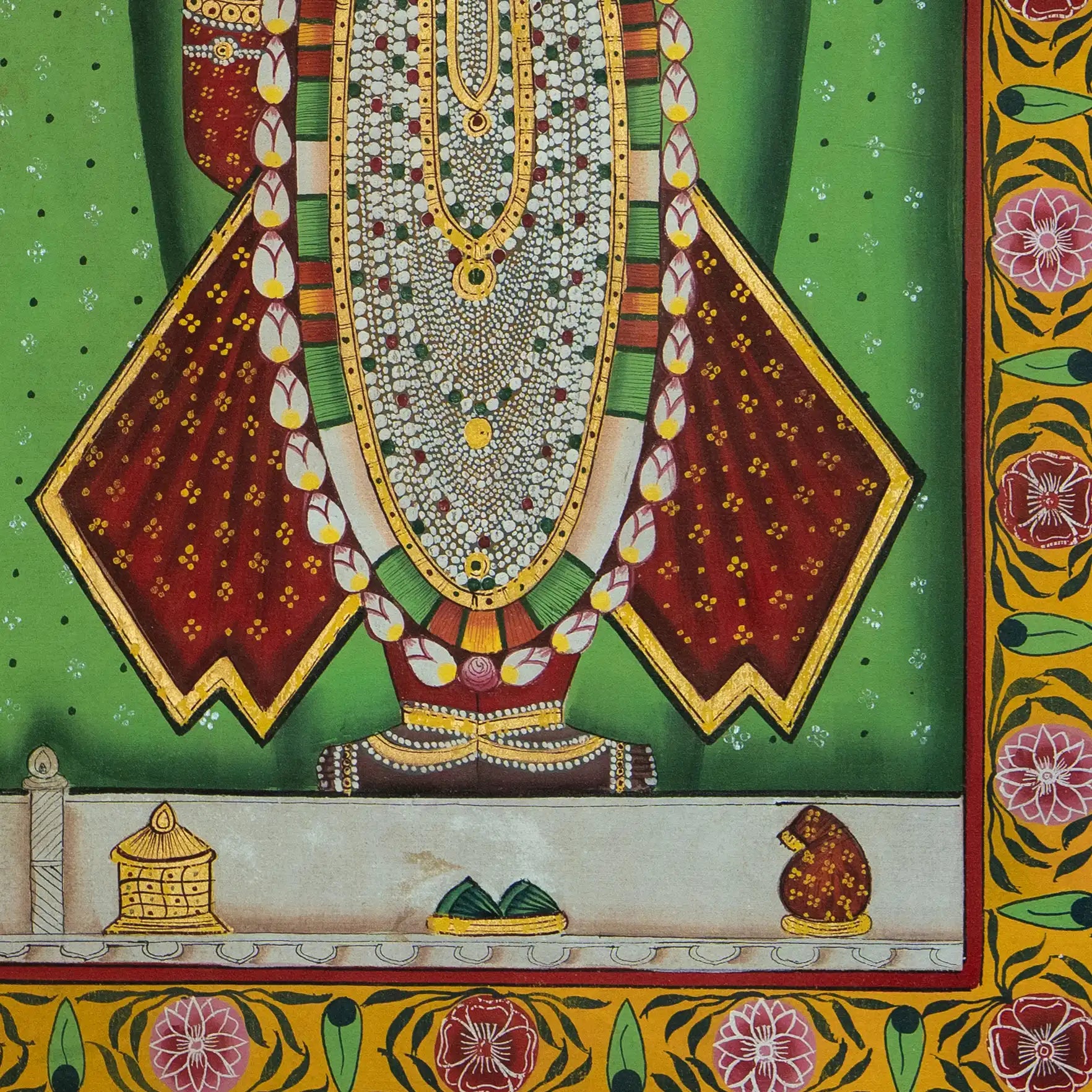 Shrinath Ji - Teen swaroop Pichwai Handmade Pichwai Painting