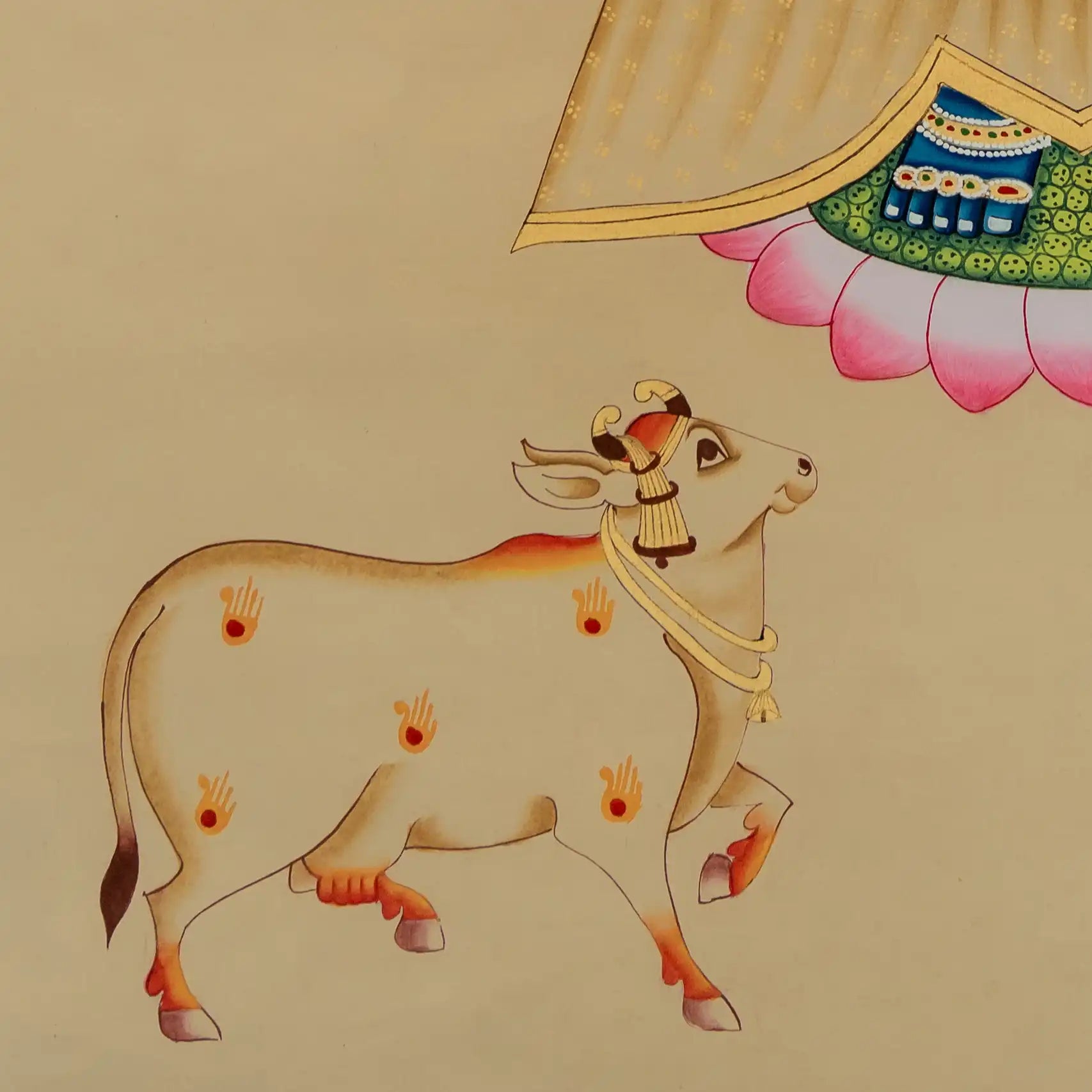 Shrinath ji Chappan Bhog Swaroop Handmade Pichwai Painting