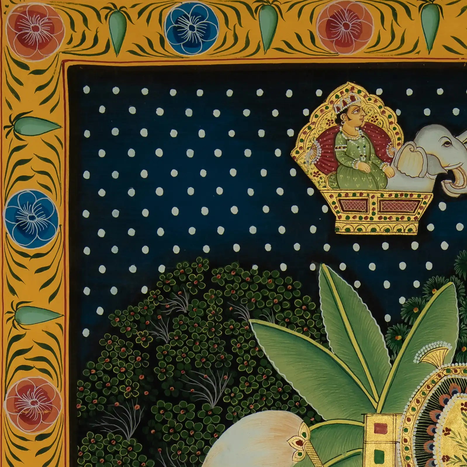 Shrinath Krishna ji Raj Bhog Swaroop Handmade Pichwai Painting