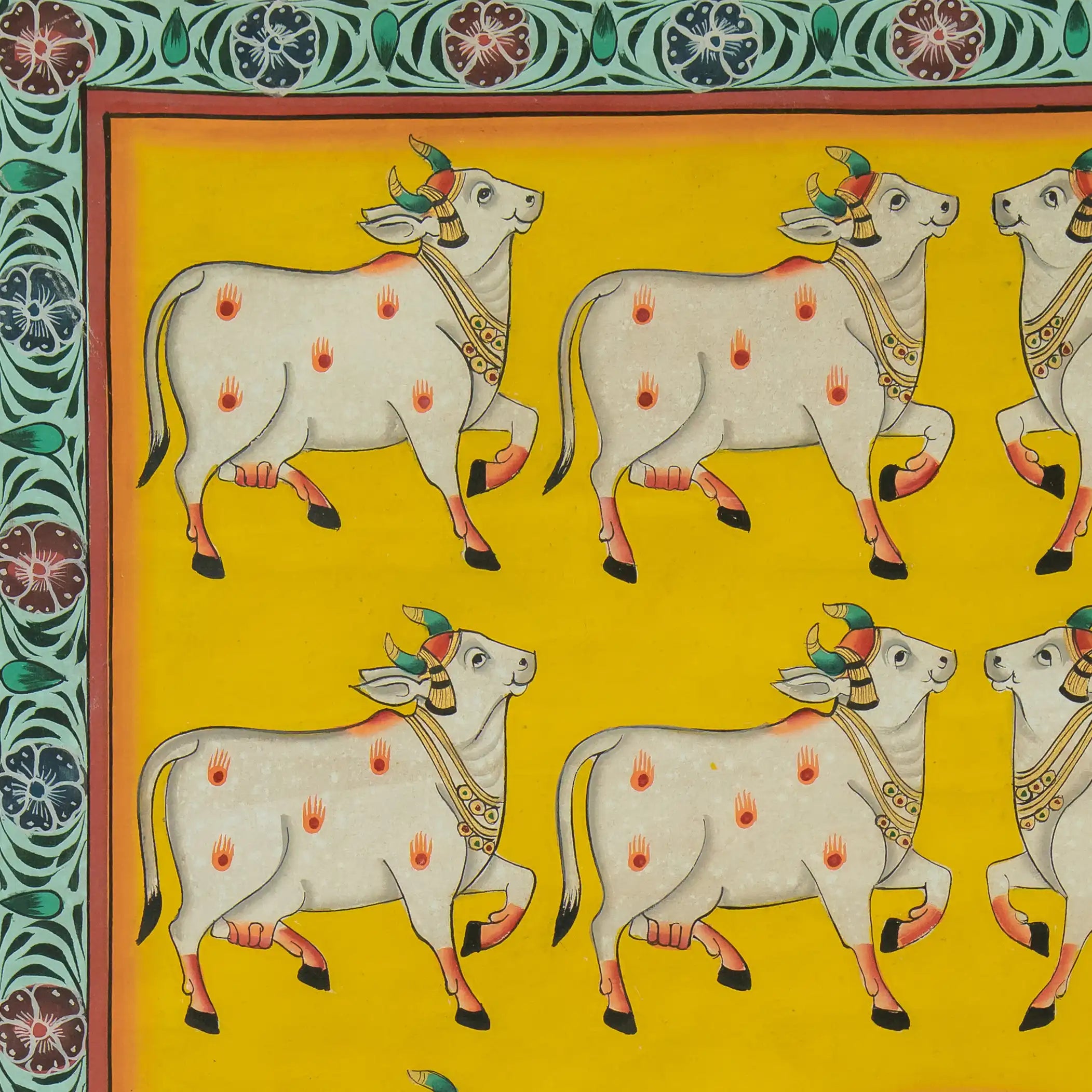 Shrinath ji Mukharvind Handmade Pichwai Painting