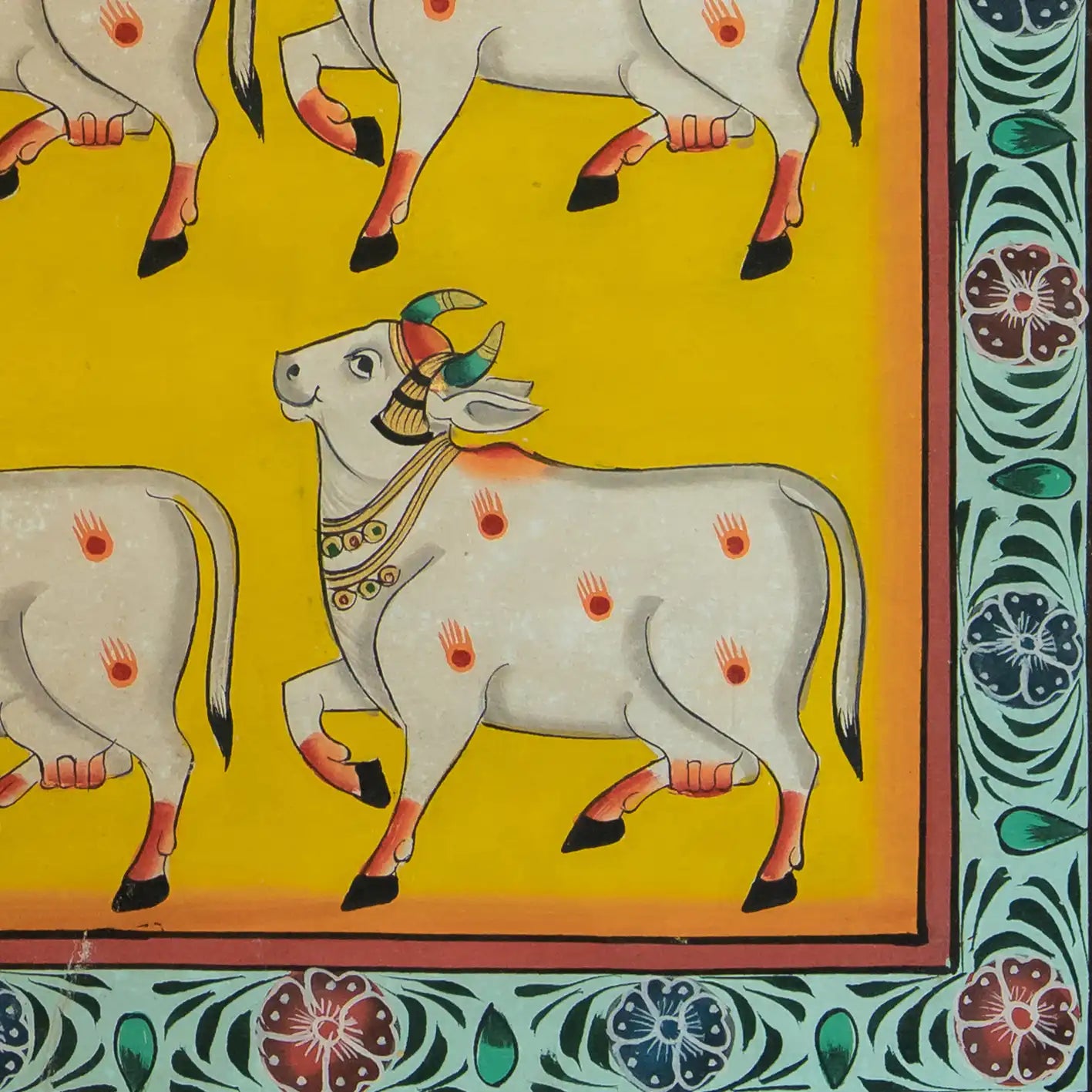 Shrinath ji Mukharvind Handmade Pichwai Painting