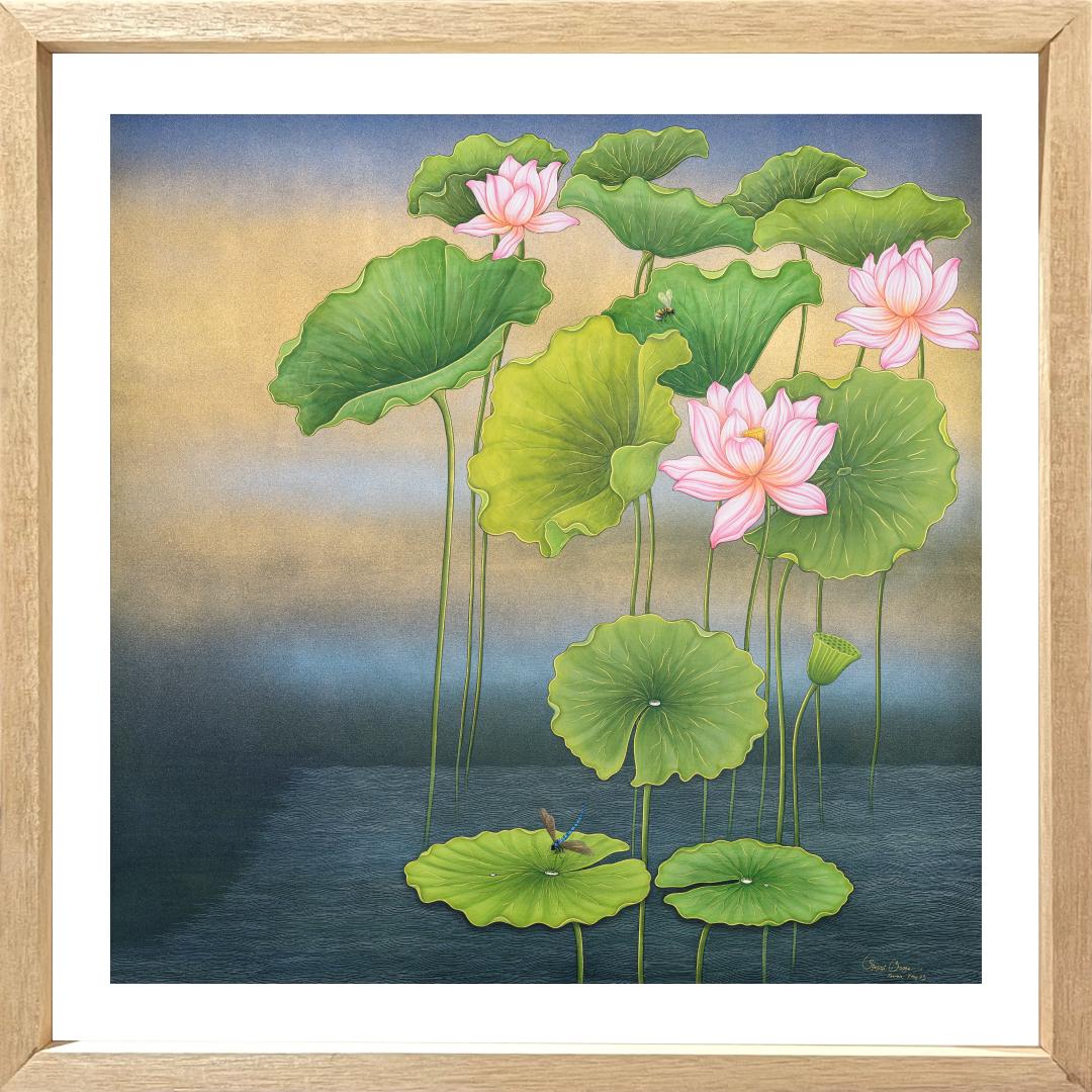 Limited Edition Lotus Artwork By Shammi Banu Sharma