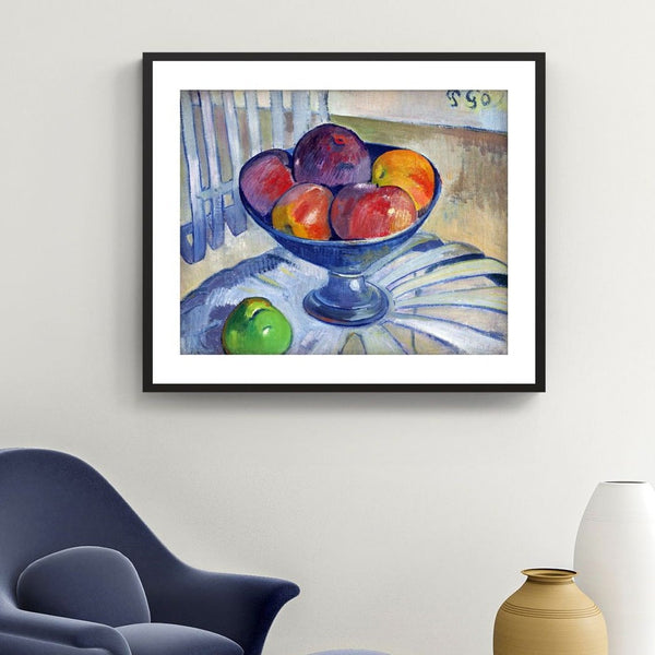 paul gauguin paining - Fruit Dish on a Garden Chair 1
