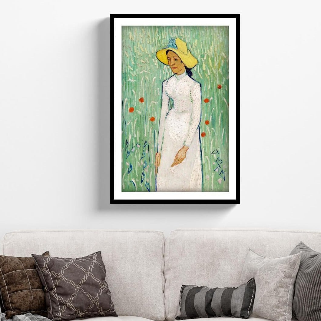 Girl in White Vincent Van Gogh Painting 1