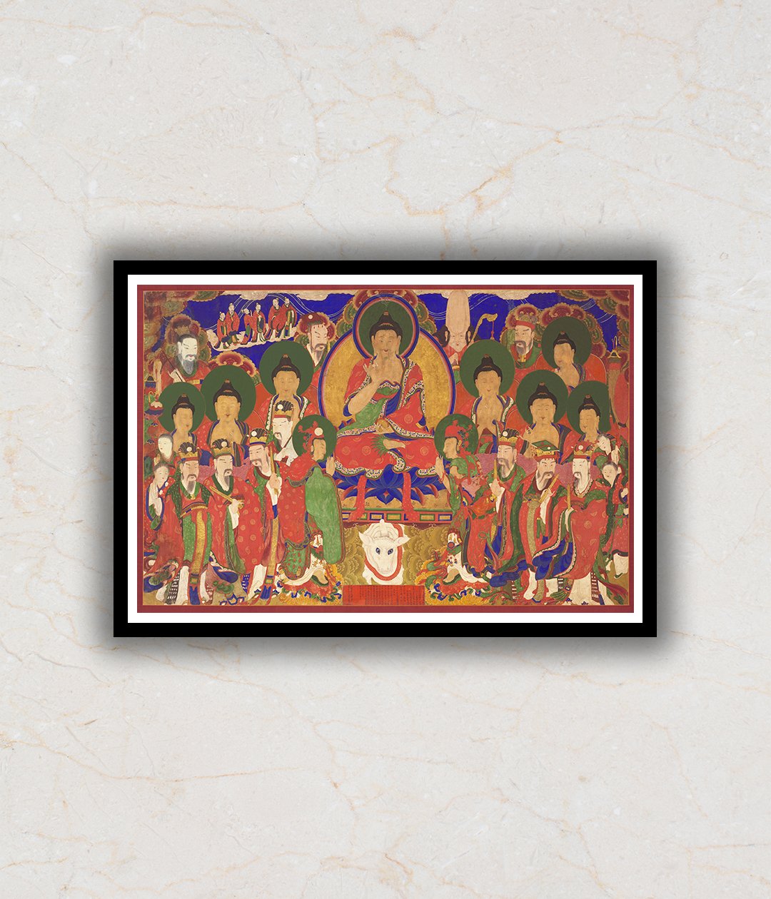Assembly of Tejaprabha Buddha Art