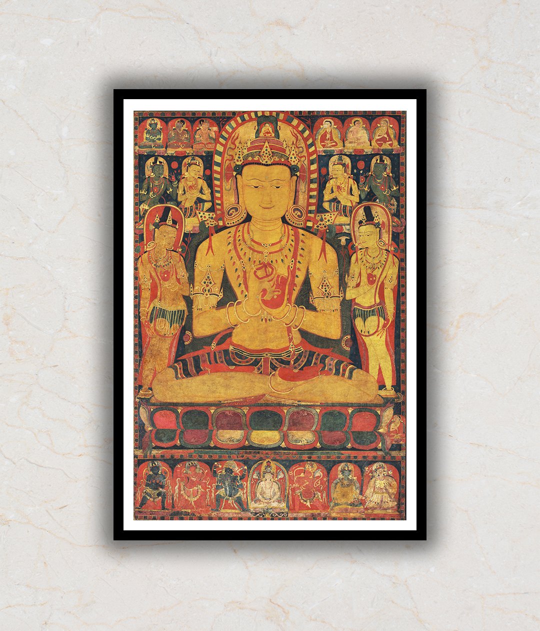 Vairocana Buddha Painting