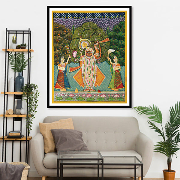 Shrinath Ji Raas Leela Pichwai Painting 1