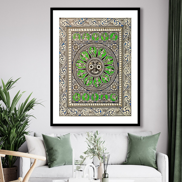 Pattachitra Mandala Art Painting For Home Wall Art Decor