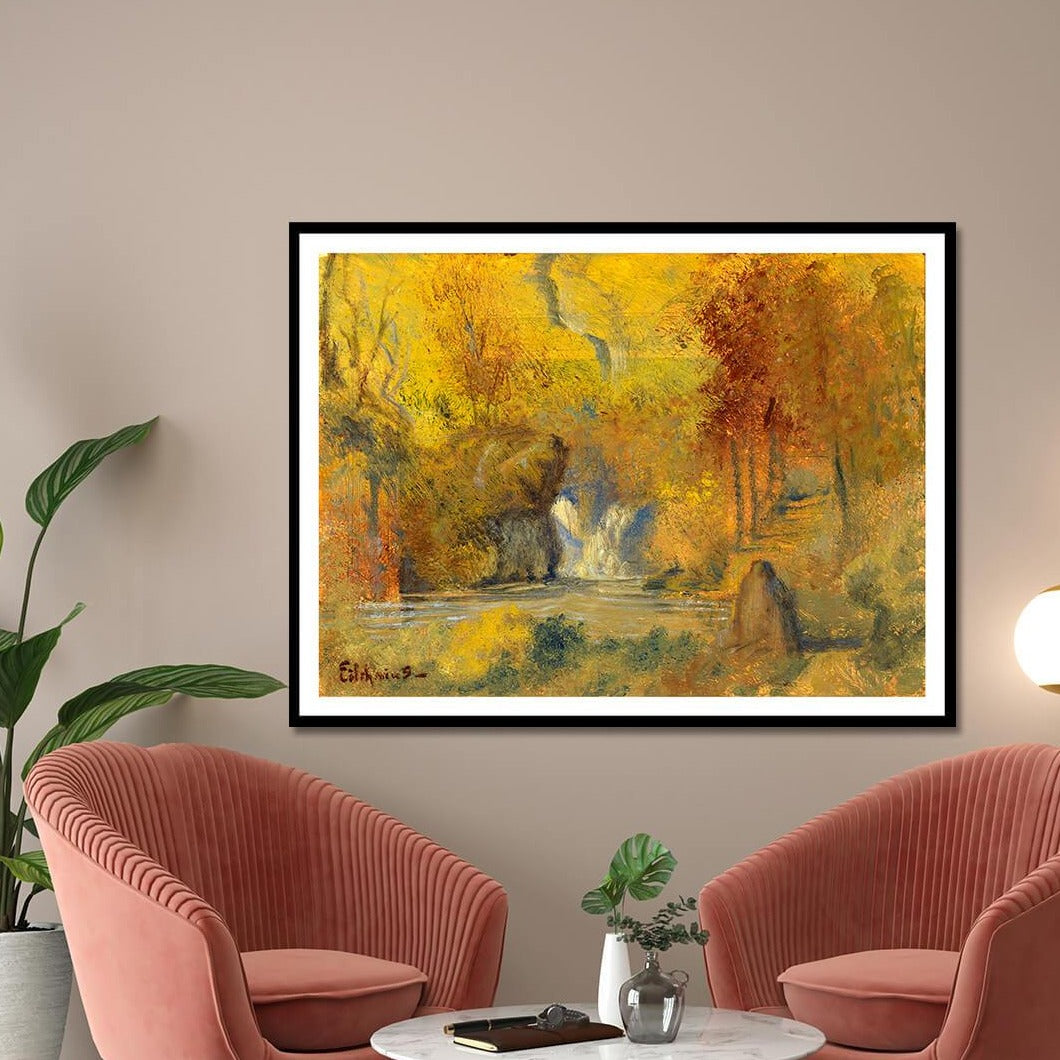 Autumn Landscape Painting By Louis M. Eilshemius