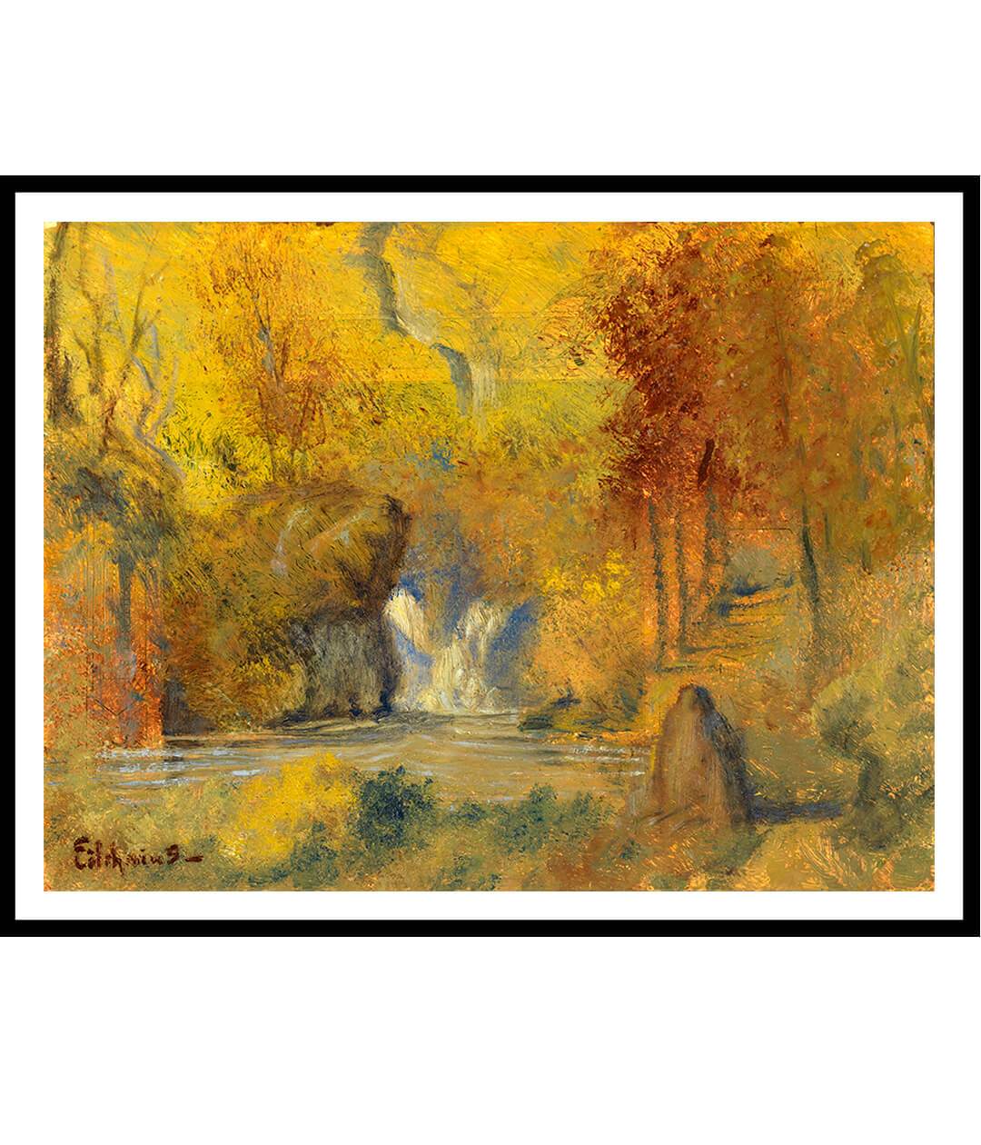 Autumn Landscape Painting By Louis M. Eilshemius
