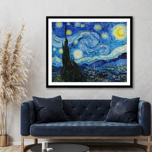 The Starry Night Vincent Van Gogh Painting