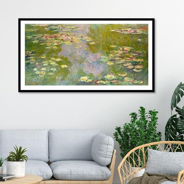 Water Lilies Abstract Art by Claude Monet