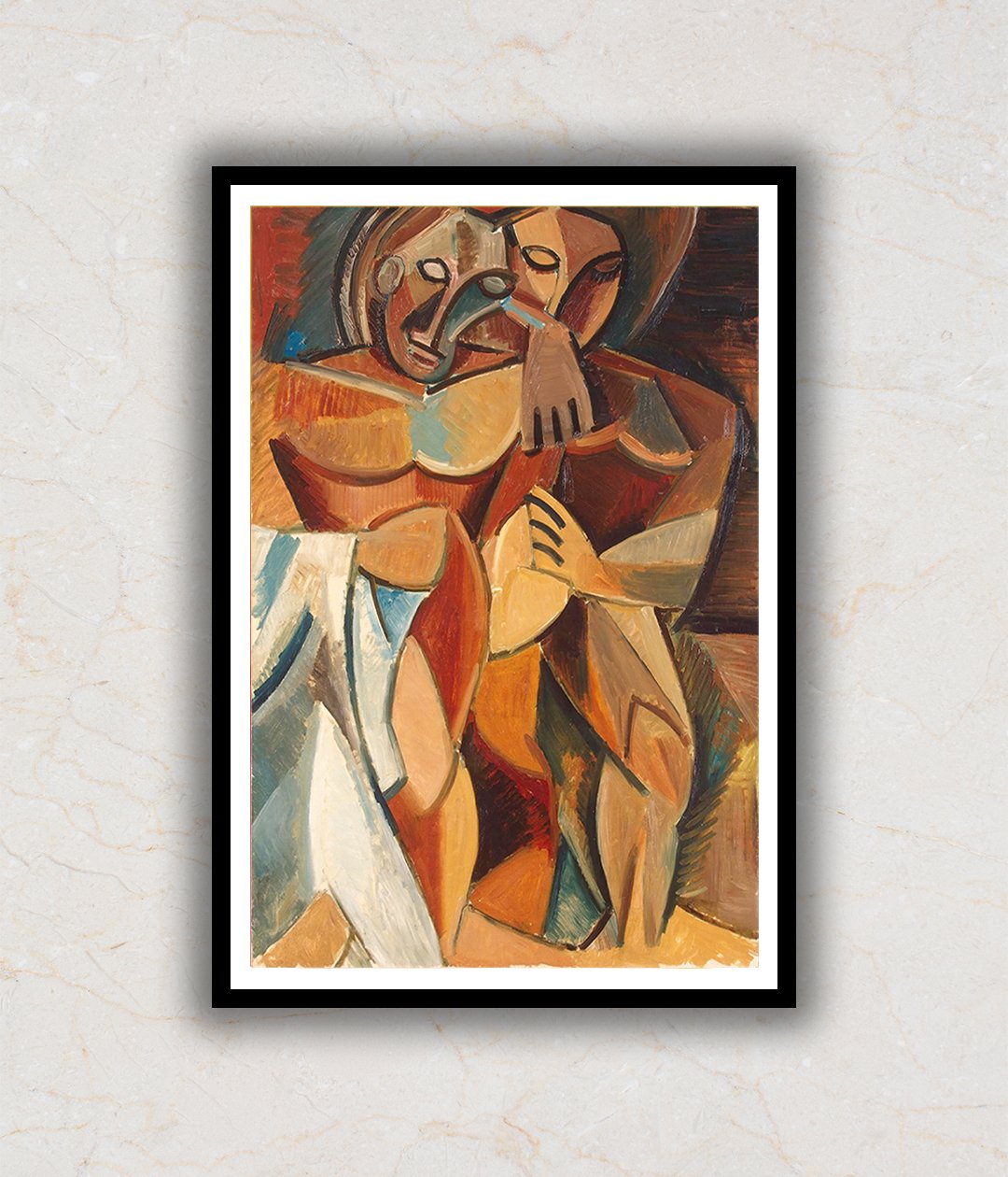 Two Nude Women Abstract Art By Pablo Picasso