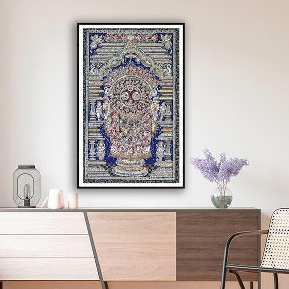 Lord Jagannath Pattachitra Art Painting For Home Wall Art Decor