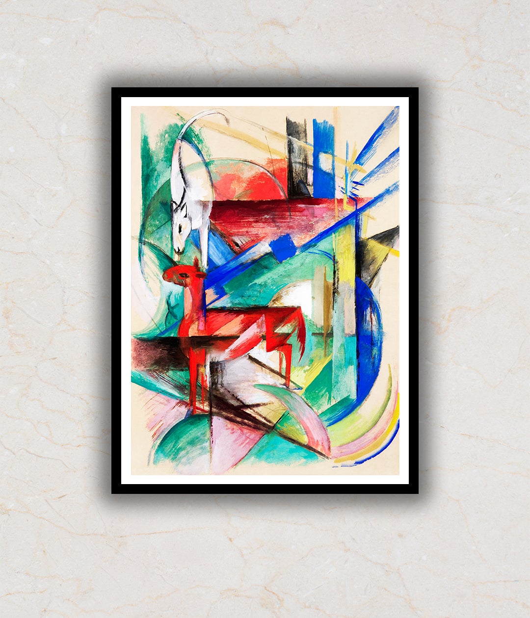 Composition of Animals Modern Abstract Painting Artwork For Home Wall DŽcor