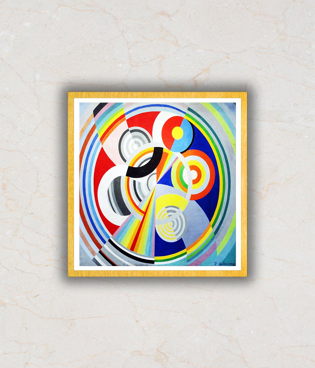Rhythm Modern Abstract Painting Artwork For Home Wall DŽcor by Robert Delaunay 2