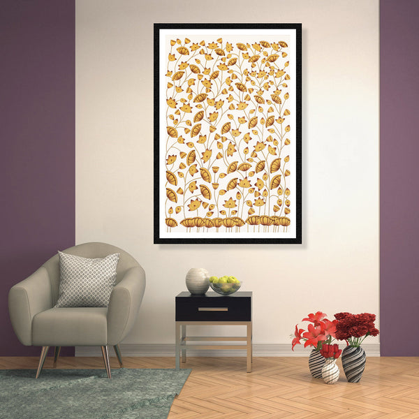 Gold Empire Pichwai Artwork Painting For Home Wall Decor