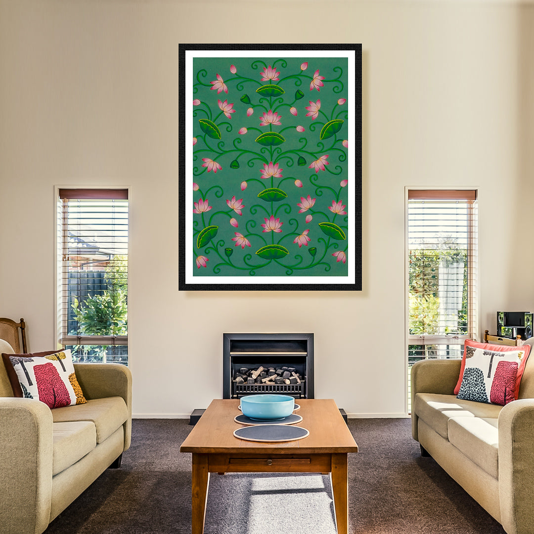 Garden of Love Pichwai Artwork Painting For Home Wall Decor