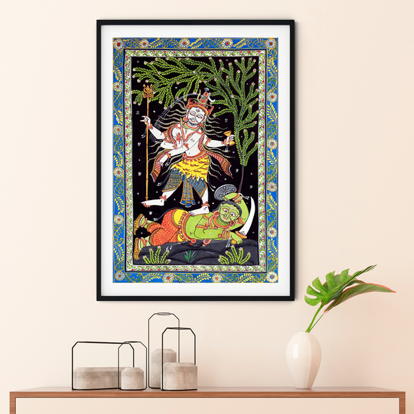 Shiva Tandav Pattachitra Art 1