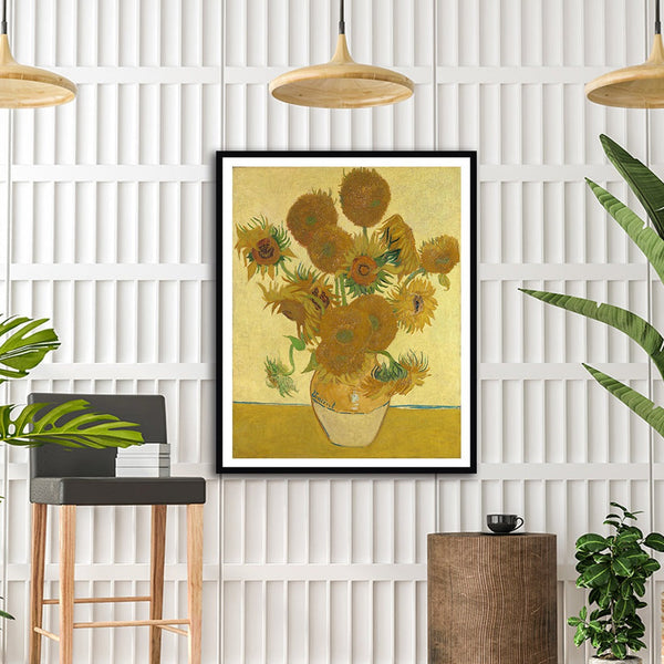 Sunflowers Artwork Painting For Home Wall Art D•À__cor By Vincent Van Gogh