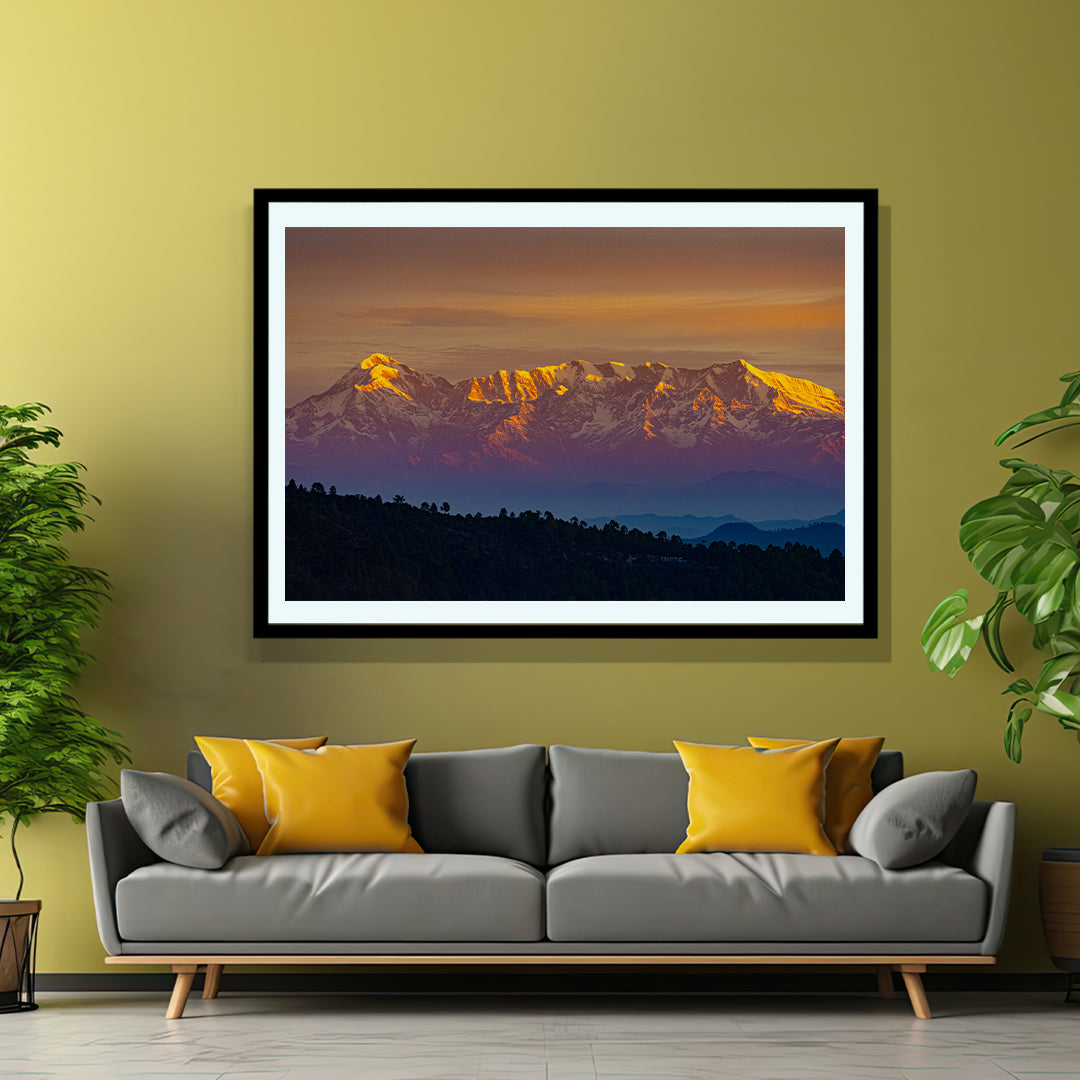 Soar high like the Himalayas By Avinash Singh Artwork Painting For Living Space Wall Dacor