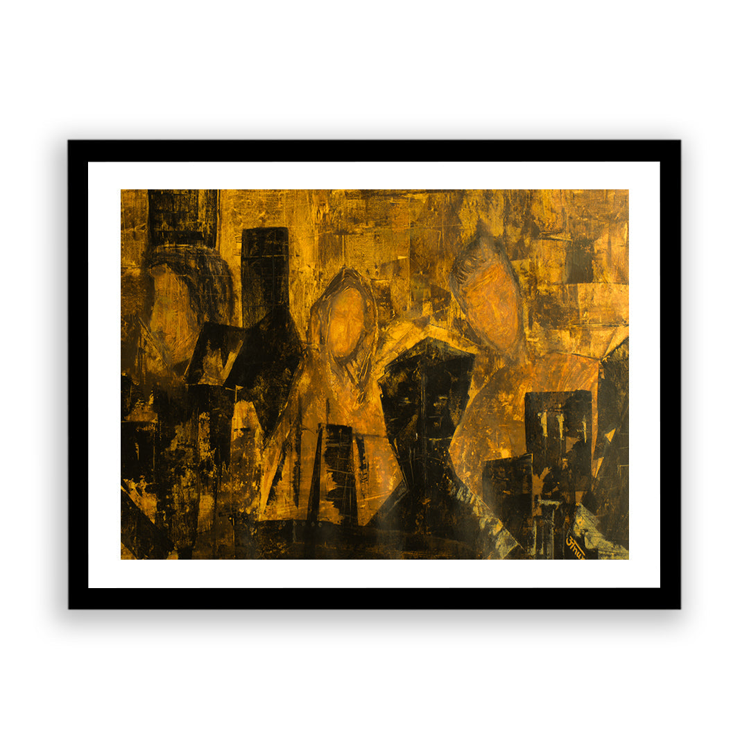 Life in the city Artwork Painting by Anurag Anand For Home Wall Art