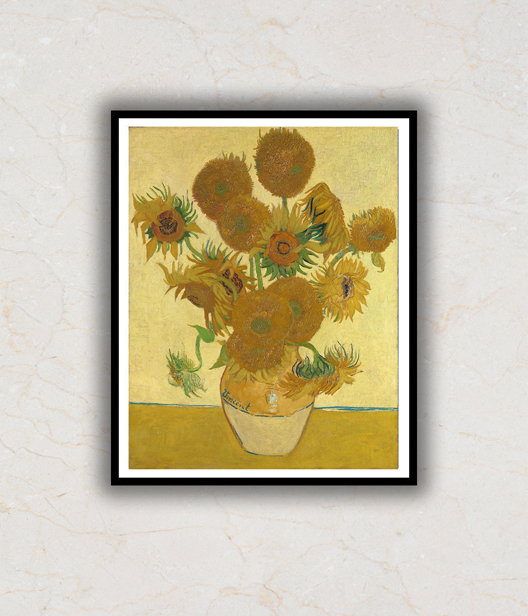 Sunflowers Artwork Painting For Home Wall Art D�_cor By Vincent Van Gogh